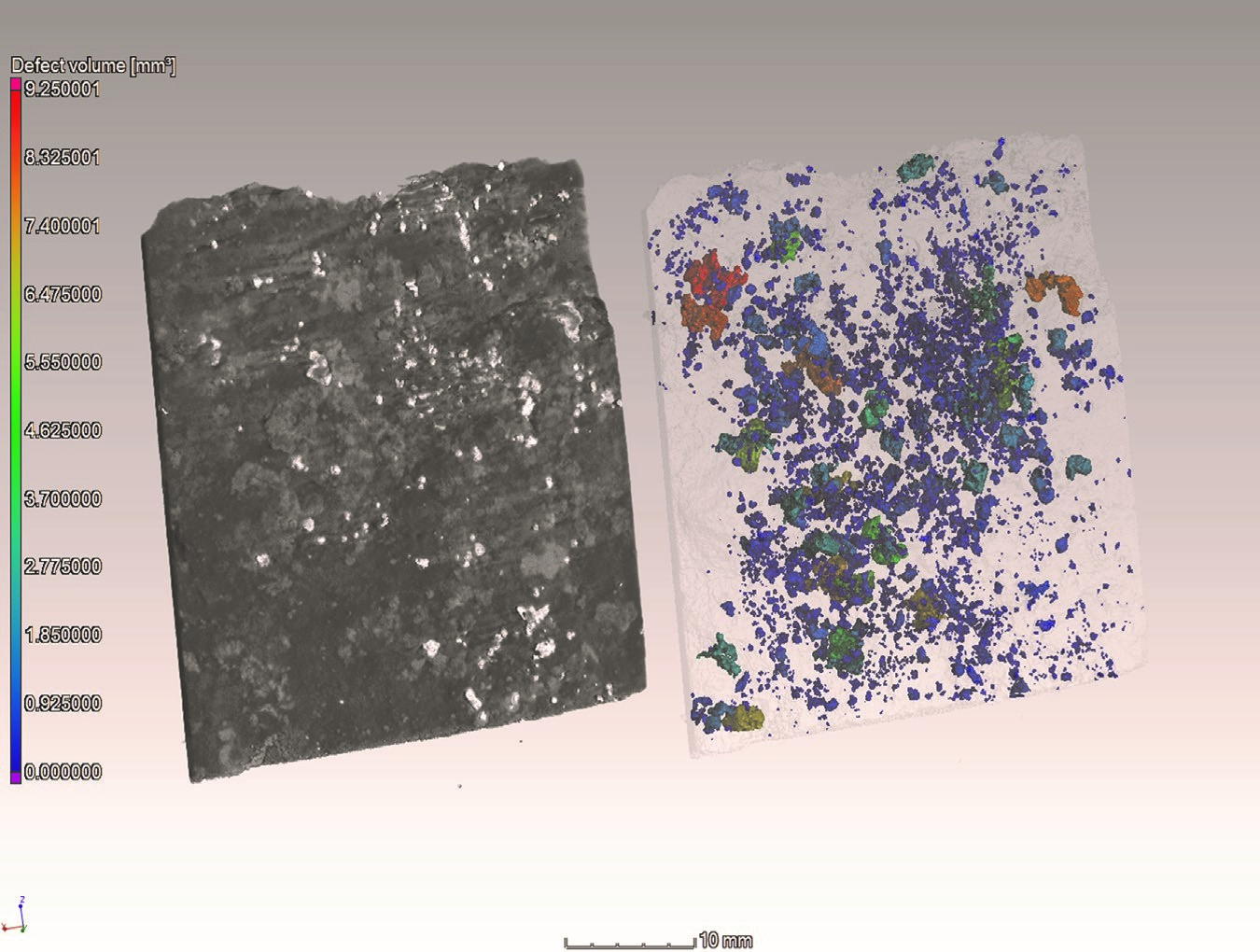 The quantitative analysis of tungsten ore using X-ray microCT