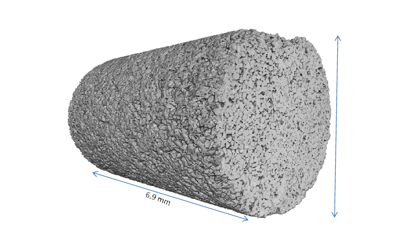 Analyzing Full Micro-CT Image of a Berea Sandstone Mini Plug and the Associated Challenges