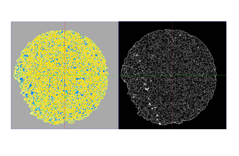 Analyzing Full Micro-CT Image of a Berea Sandstone Mini Plug and the Associated Challenges