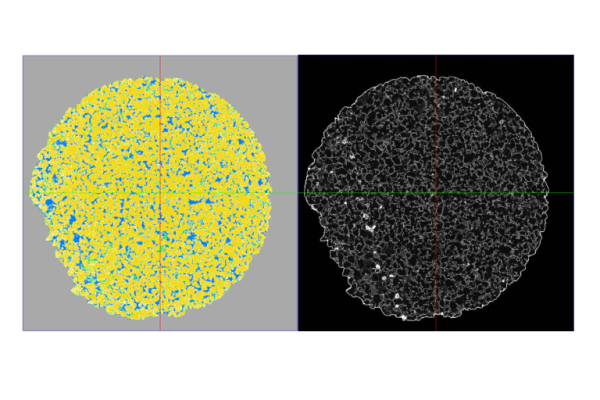 Analyzing Full Micro-CT Image of a Berea Sandstone Mini Plug and the Associated Challenges